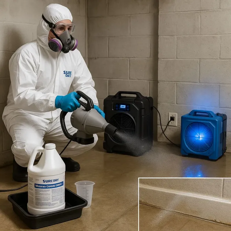 Sanitization and Odor Removal process in Boca Del Mar, FL